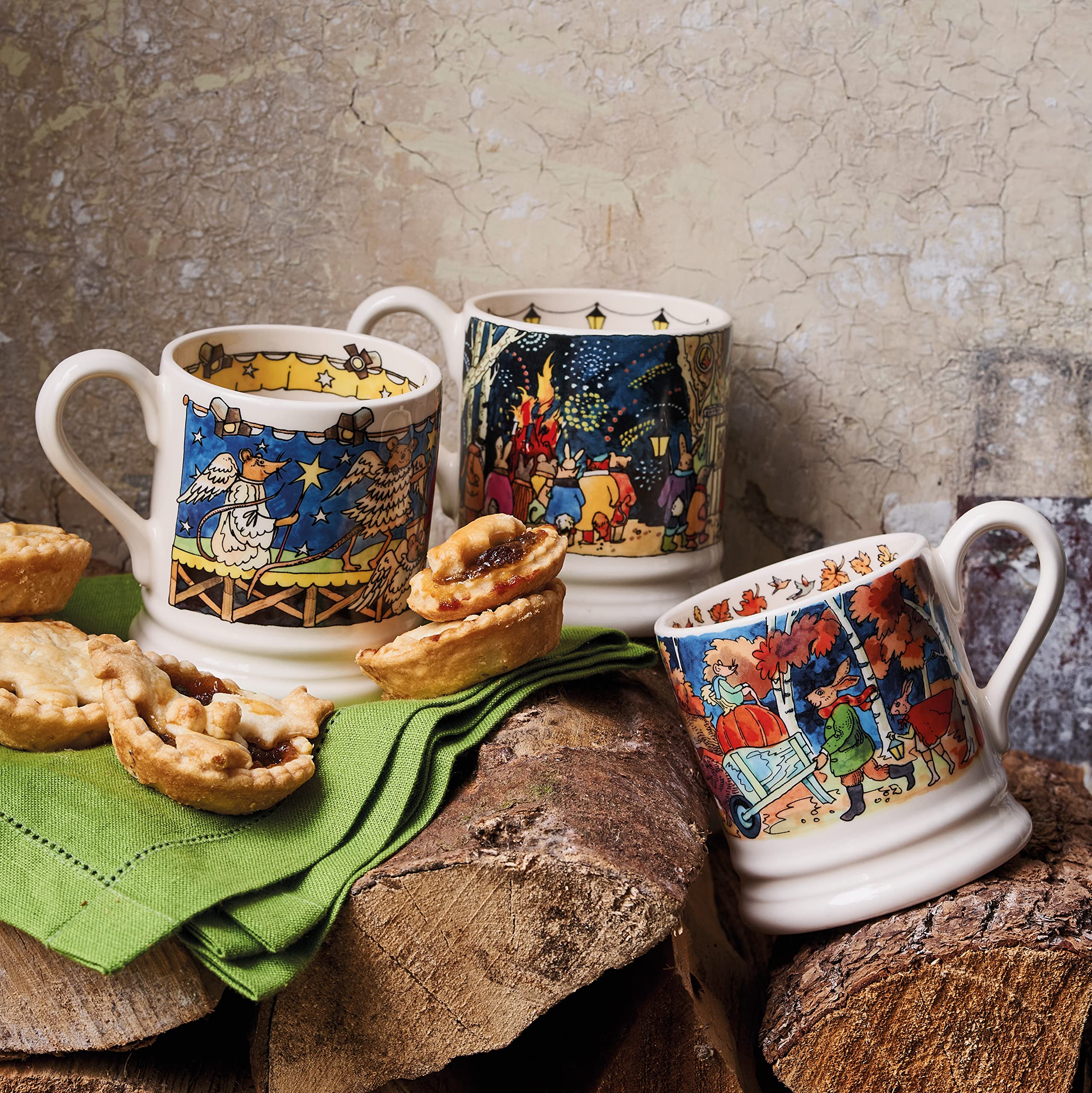 Emma Bridgewater Handmade Ceramic Year In The Country Gift Half